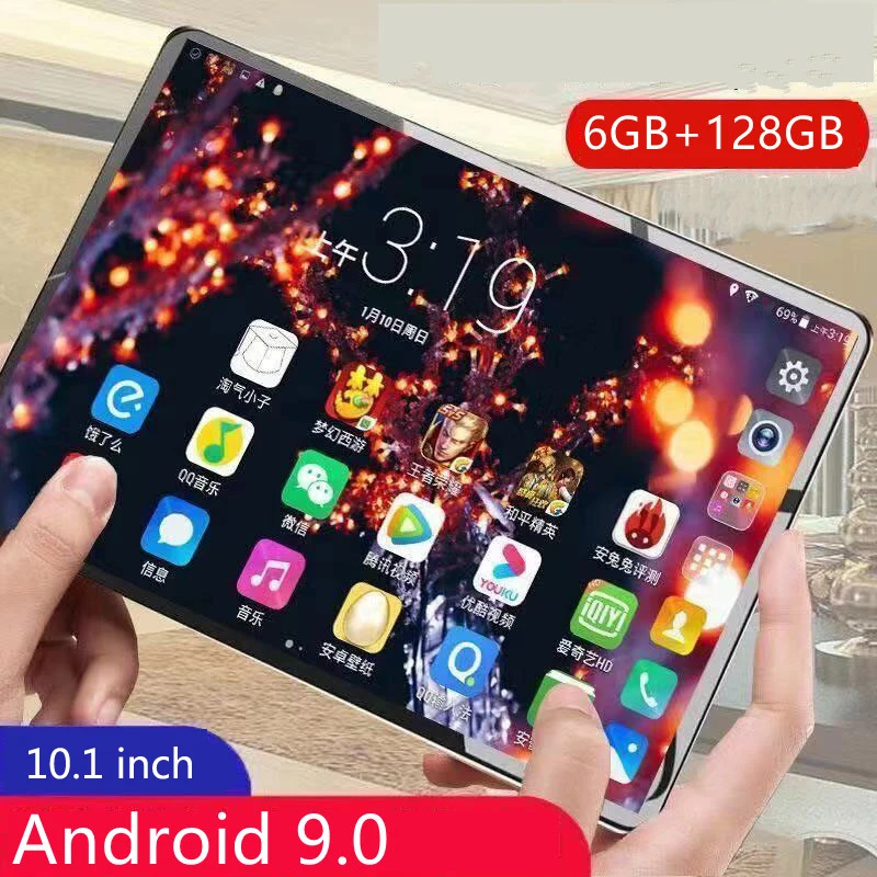 2021 New High Quality Tablet 10.1 Inch / 6G+128GB/Android 9.0/WiFi + GPS/ Dual Card Dual Camera / 10 Core / 4G Calling Phone
2021 New High Quality Tablet 10.1 Inch / 6G+128GB/Android 9.0/WiFi + GPS/ Dual Card Dual Camera / 10 Core / 4G Calling Phone