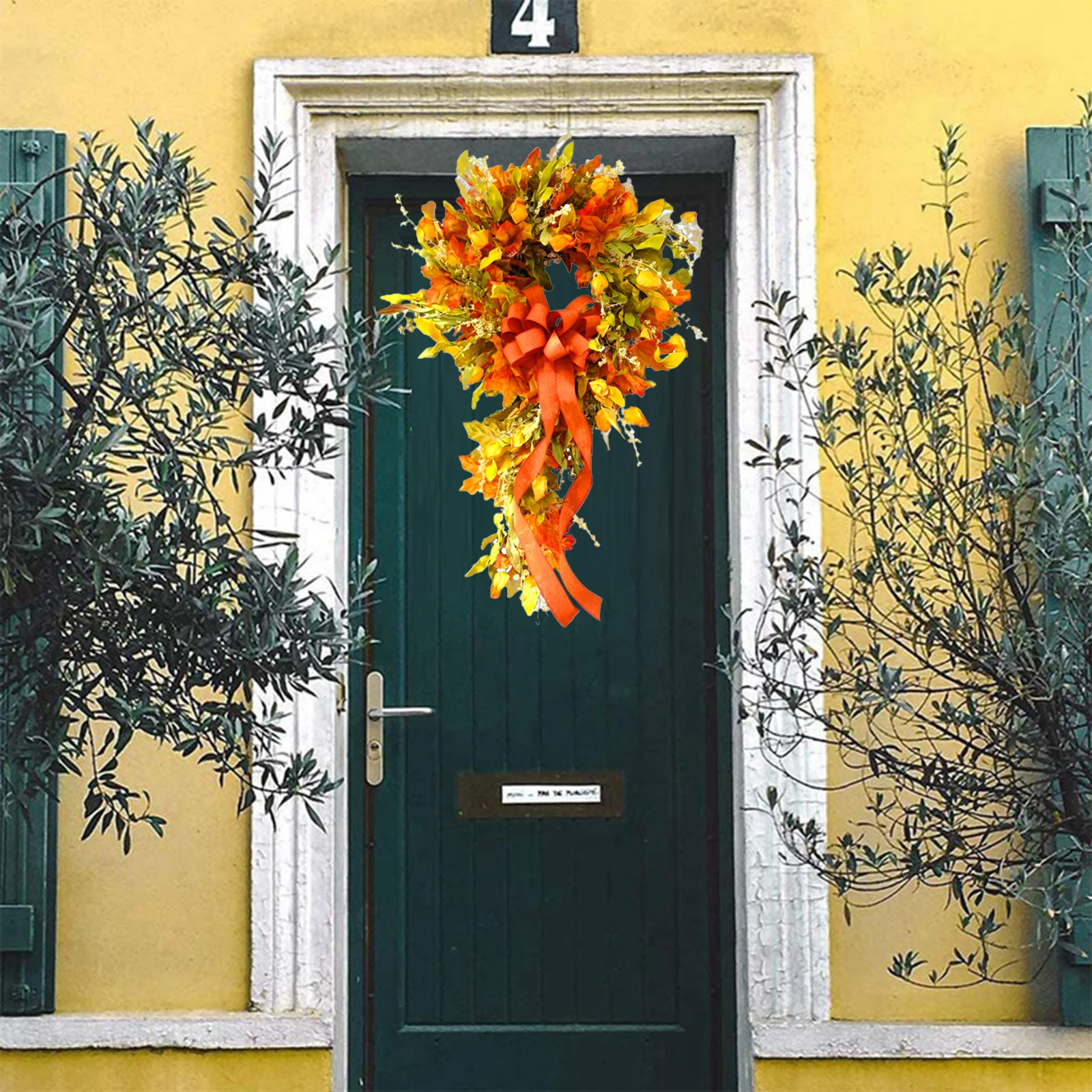 Artificial Fall Wreath Front Door Wreath - 18Inch Fall Leave Wreath Farmhouse Wreath for Thanksgiving Festival Decor
Artificial Fall Wreath Front Door Wreath - 18Inch Fall Leave Wreath Farmhouse Wreath for Thanksgiving Festival Decor