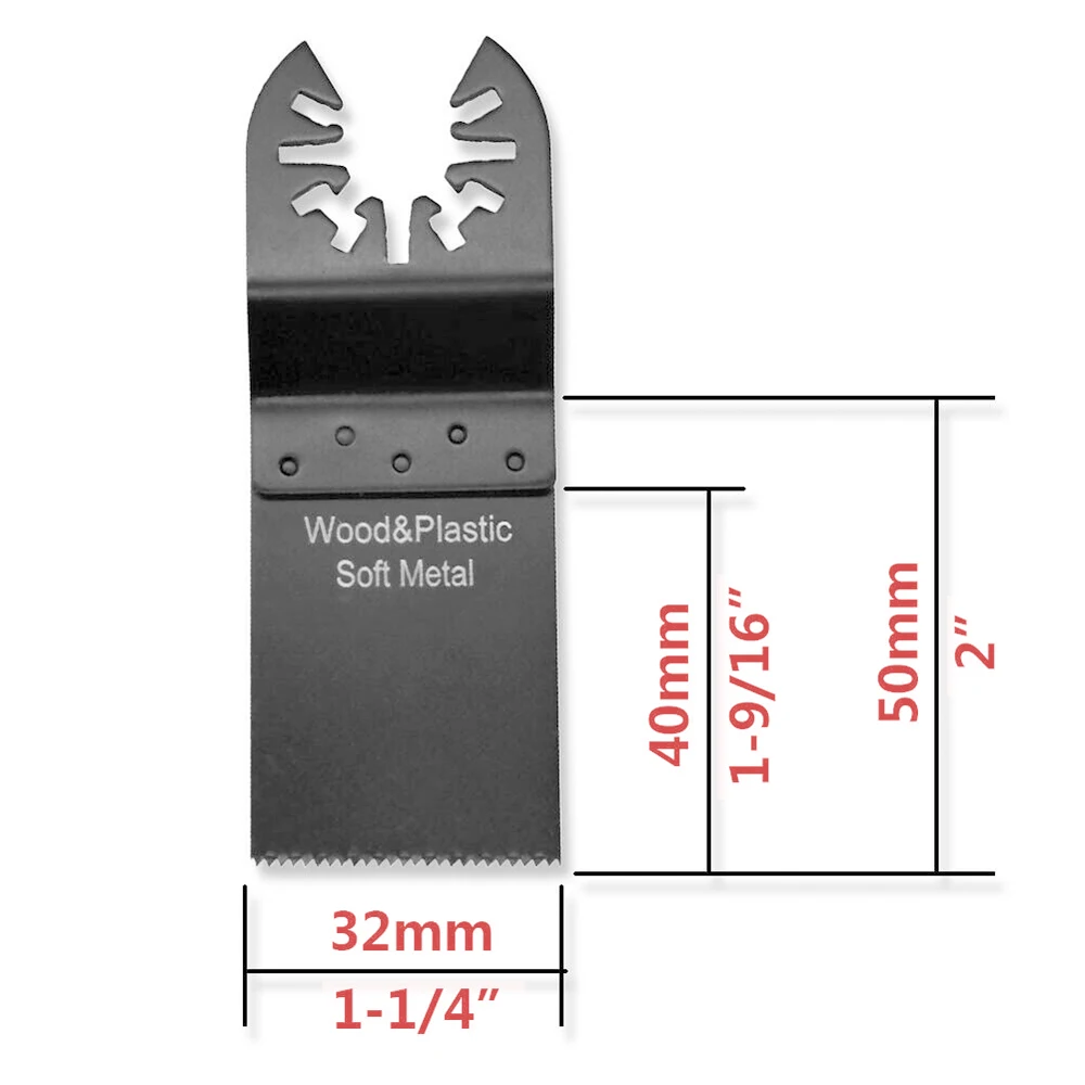 5pcs 1-1/4 Oscillating Multi Tool Saw Blade Cutter For Wood Soft Metal Cutting
5pcs 1-1/4 Oscillating Multi Tool Saw Blade Cutter For Wood Soft Metal Cutting