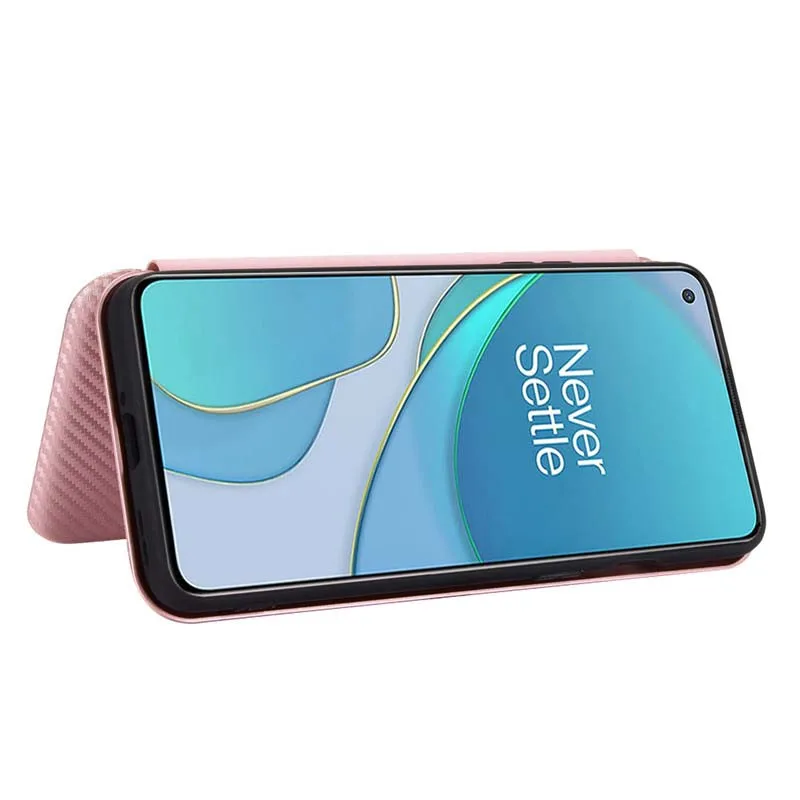 Flip Carbon Fiber Leather Case Magnetic Case Card Wallet Cover For Oneplus 8T Case Oneplus 8T Protective Case Phone Case KS0909
Flip Carbon Fiber Leather Case Magnetic Case Card Wallet Cover For Oneplus 8T Case Oneplus 8T Protective Case Phone Case KS0909