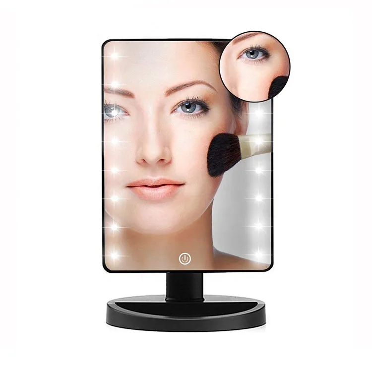 Top Seller 16 22 LED Hot Touch Screen Trifold USB power input Makeup Lights Vanity Mirror with Lights
Top Seller 16 22 LED Hot Touch Screen Trifold USB power input Makeup Lights Vanity Mirror with Lights