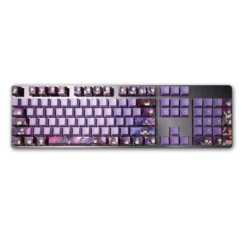 PBT Anime Keycaps 108 Key Sublimation Mechanical Keyboard Key Cap OEM Profile For Cherry MX Switch
PBT Anime Keycaps 108 Key Sublimation Mechanical Keyboard Key Cap OEM Profile For Cherry MX Switch