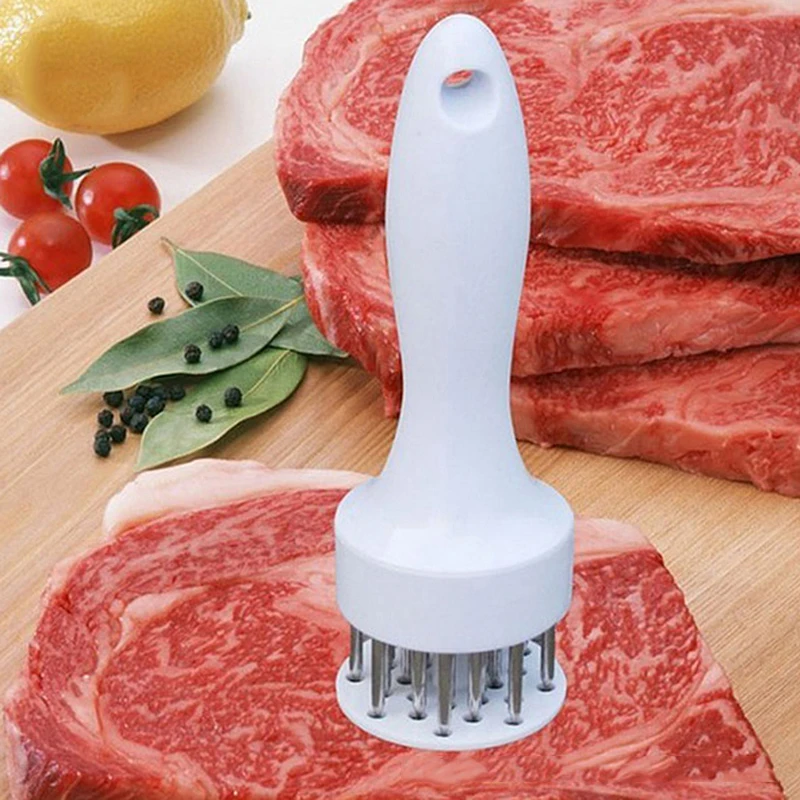 Нержавеющая Сталь Мясо Tenderizer иглы мясо инжектор маринада вкус шприц кухонные