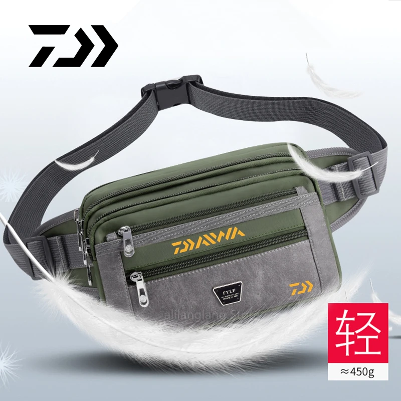 Daiwa Fishing Waist Bags For Men Casual Nylon Waist Packs Multi-function Anti-theft Outdoor Sport Fishing Bag Zipped Waist Packs
Daiwa Fishing Waist Bags For Men Casual Nylon Waist Packs Multi-function Anti-theft Outdoor Sport Fishing Bag Zipped Waist Packs