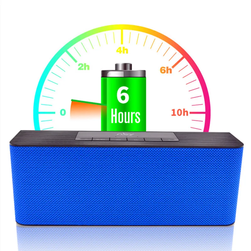 Nby 5540 беспроводной портативный Bluetooth динамик fm-радио 3D стерео громкий 10 Вт Sub woofer