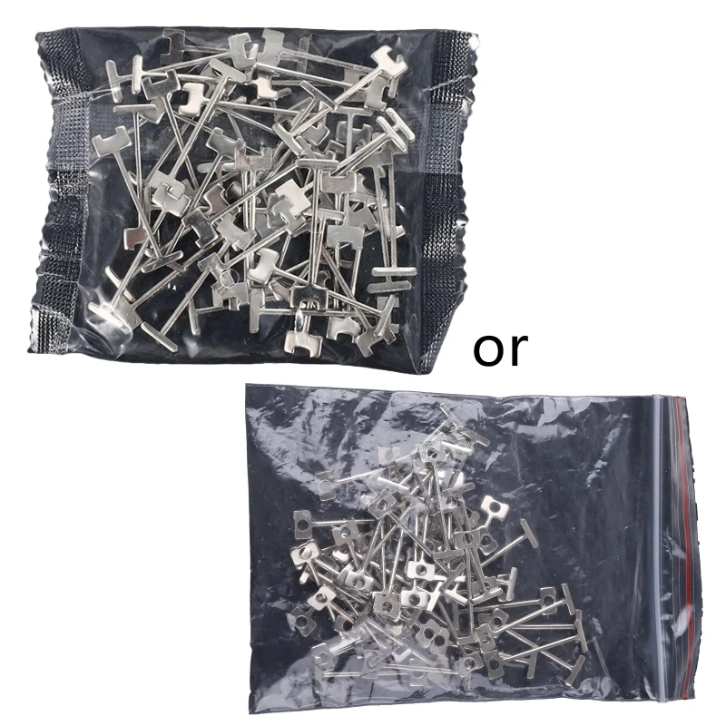 50 Pcs Tile Leveling Steel Needles Tile Leveling Spacers System Replacement T-pins for Professional Tile Builing Walls
50 Pcs Tile Leveling Steel Needles Tile Leveling Spacers System Replacement T-pins for Professional Tile Builing Walls