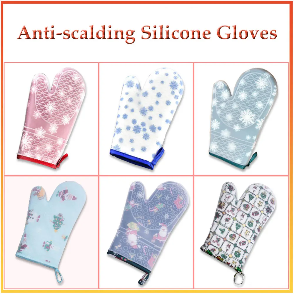 2Pcs Christmas Silicone Gloves Microwave Oven Mitts Thickening Baking Gloves Kitchen Tools Heat Resistant Print Gloves
2Pcs Christmas Silicone Gloves Microwave Oven Mitts Thickening Baking Gloves Kitchen Tools Heat Resistant Print Gloves