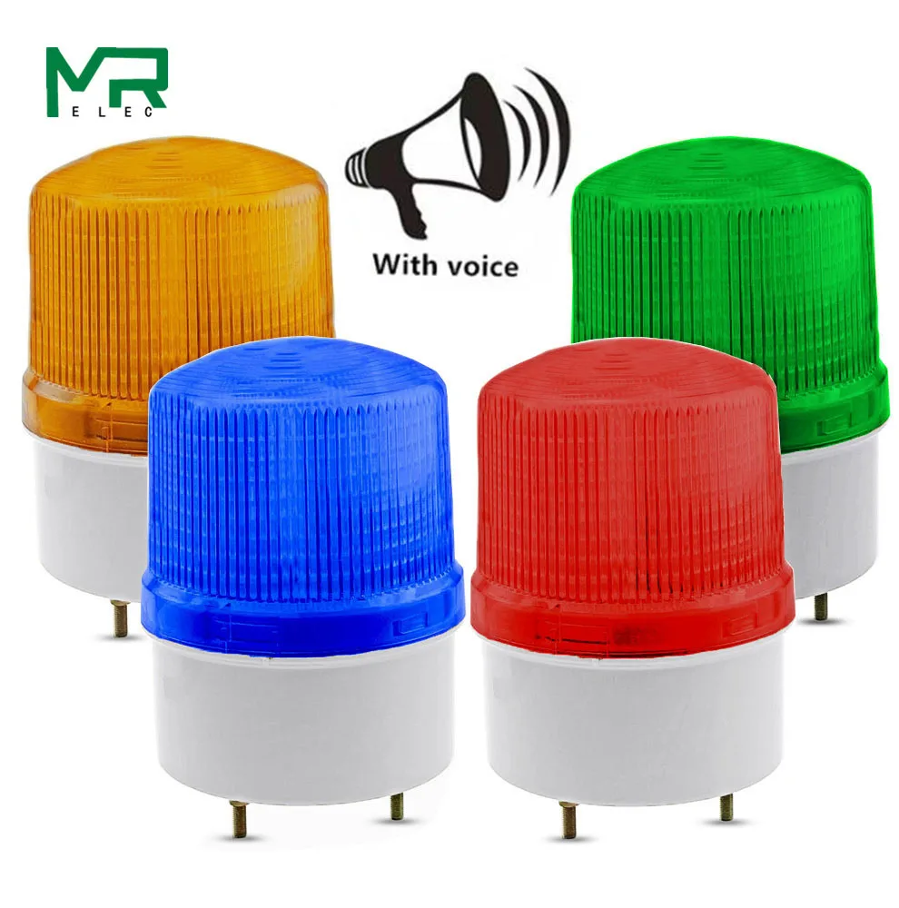 With voice LED Alarm Lamp light siren yellow blue red green LED warning light 12V 24V 110V 220V
With voice LED Alarm Lamp light siren yellow blue red green LED warning light 12V 24V 110V 220V
