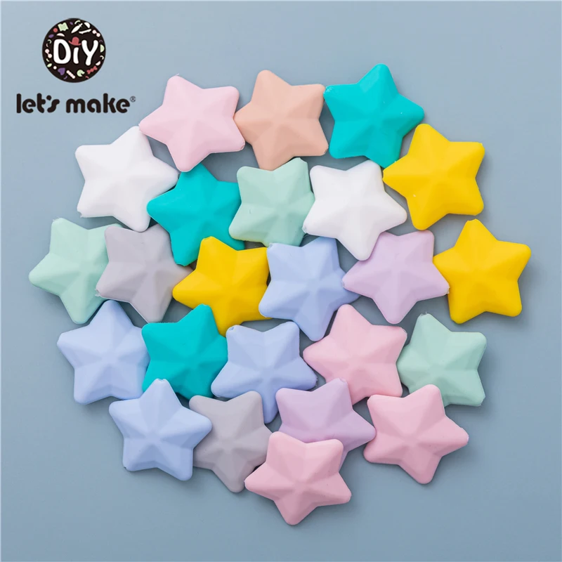 Stars Silicone Beads 10 Colors 5PC Baby Teethers Beads Food Grade Baby Teething Toys For Pacifier Chain Necklace DIY Accessories
Stars Silicone Beads 10 Colors 5PC Baby Teethers Beads Food Grade Baby Teething Toys For Pacifier Chain Necklace DIY Accessories