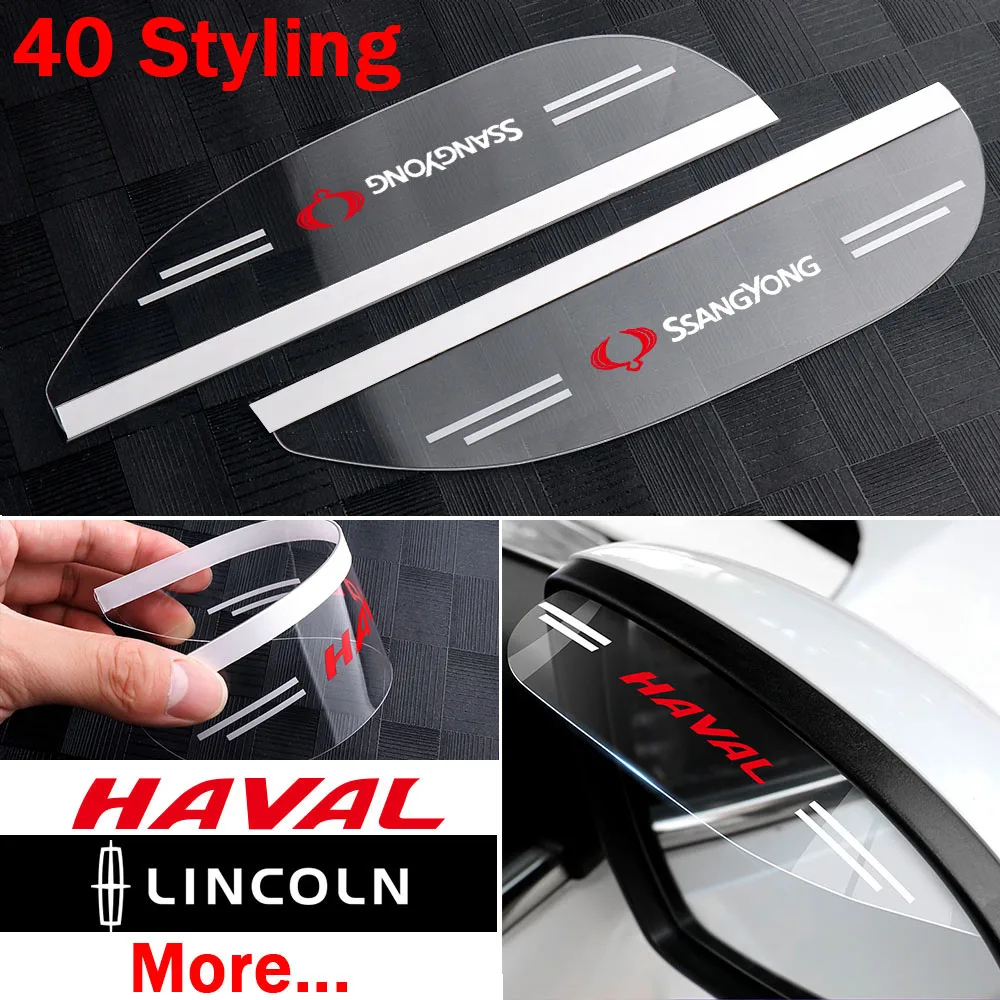 2Pcs Car Rearview Mirror Rain Eyebrow Rain Shield Protector Cover For Ssangyong Actyon Rodius Rexton Turismo Korando Musso Kyron
2Pcs Car Rearview Mirror Rain Eyebrow Rain Shield Protector Cover For Ssangyong Actyon Rodius Rexton Turismo Korando Musso Kyron