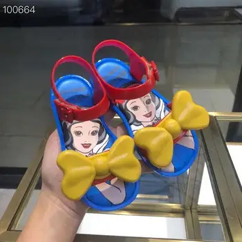 2021 Spring/Summer Melissa Girls Sandals Disney Snow White Bow Childrens Shoes