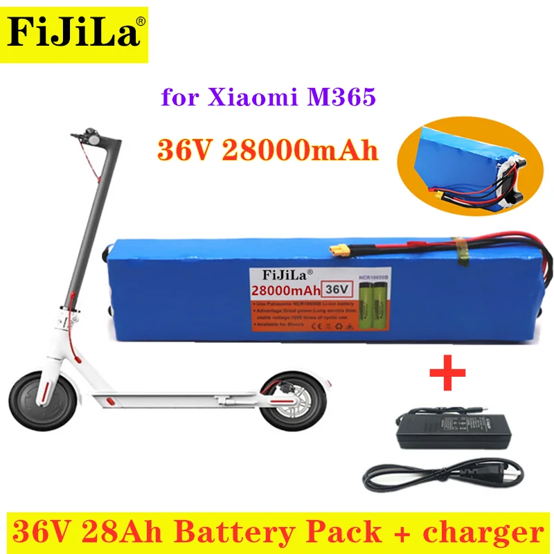 36V28Ah Scooter Battery Pack for Xiaomi Mijia M365 36V 28000mAh Battery pack Electric Scooter BMS Board for Xiaomi M365+Charger
36V28Ah Scooter Battery Pack for Xiaomi Mijia M365 36V 28000mAh Battery pack Electric Scooter BMS Board for Xiaomi M365+Charger