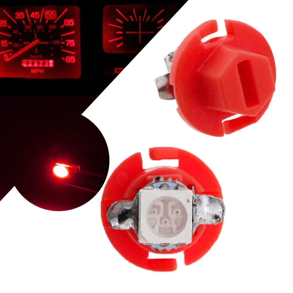 Красные светодиодные лампы T5 B8.4D 5050 1 SMD 10 шт. 12 В 12 мм X 12 мм приборная панель
Красные светодиодные лампы T5 B8.4D 5050 1 SMD 10 шт. 12 В 12 мм X 12 мм приборная панель