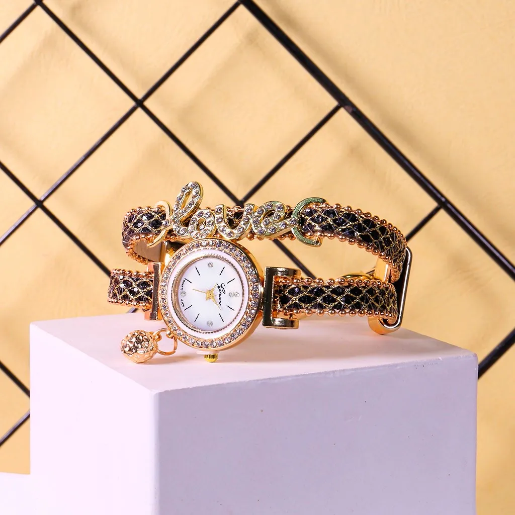 Stylish Diamonds Women Watches Ladies Wrist Watch Brilliant LOVE Weave Bracelet Girls Clock Quartz Wrist Watches Casual Fashion
Stylish Diamonds Women Watches Ladies Wrist Watch Brilliant LOVE Weave Bracelet Girls Clock Quartz Wrist Watches Casual Fashion