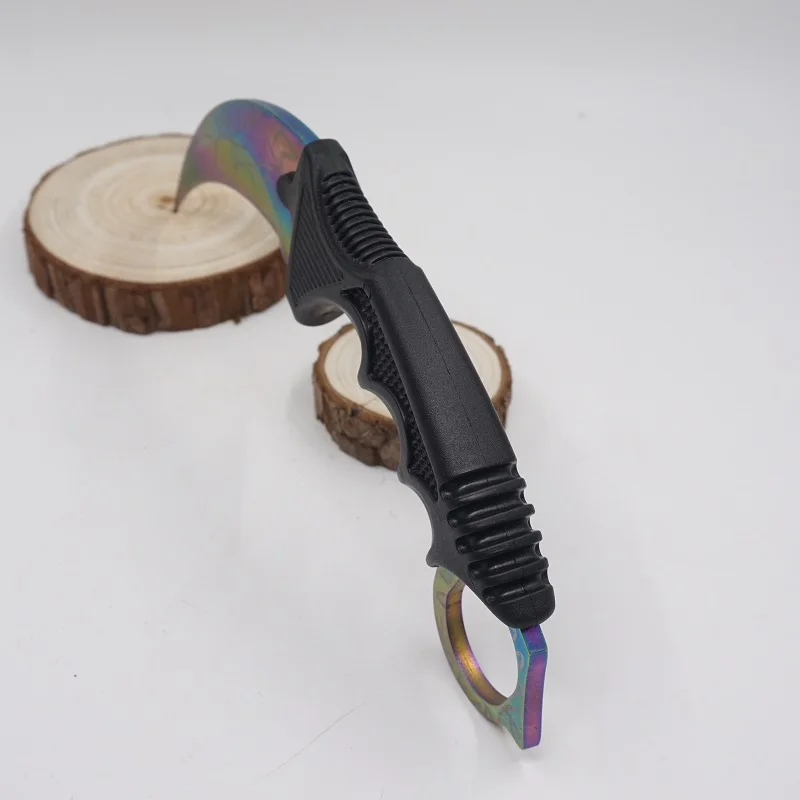 Fixed Blade Hunting Knife with Sheath Cs Go Karambit Knife Survival Tactical Camping Hiking Claw Knives Self-defense EDC Tool
Fixed Blade Hunting Knife with Sheath Cs Go Karambit Knife Survival Tactical Camping Hiking Claw Knives Self-defense EDC Tool