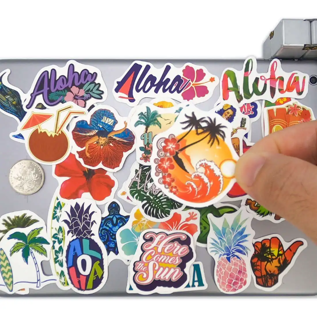 50pcs Summer Beach Surf Aloha Hawaii Travel Mixed Diary Scrapbook Phone Laptop Case Luggage Guitar Skateboard Bike Car Stickers
50pcs Summer Beach Surf Aloha Hawaii Travel Mixed Diary Scrapbook Phone Laptop Case Luggage Guitar Skateboard Bike Car Stickers