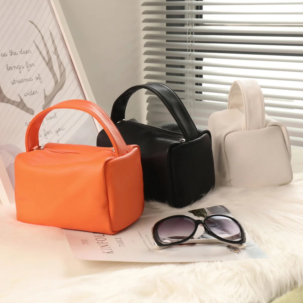 Lychee Pattern Orange Square Tote Bag High Quality Pu Leather Women's Designer Handbag Chain Shoulder Messenger Bag Travel Bag
Lychee Pattern Orange Square Tote Bag High Quality Pu Leather Women's Designer Handbag Chain Shoulder Messenger Bag Travel Bag