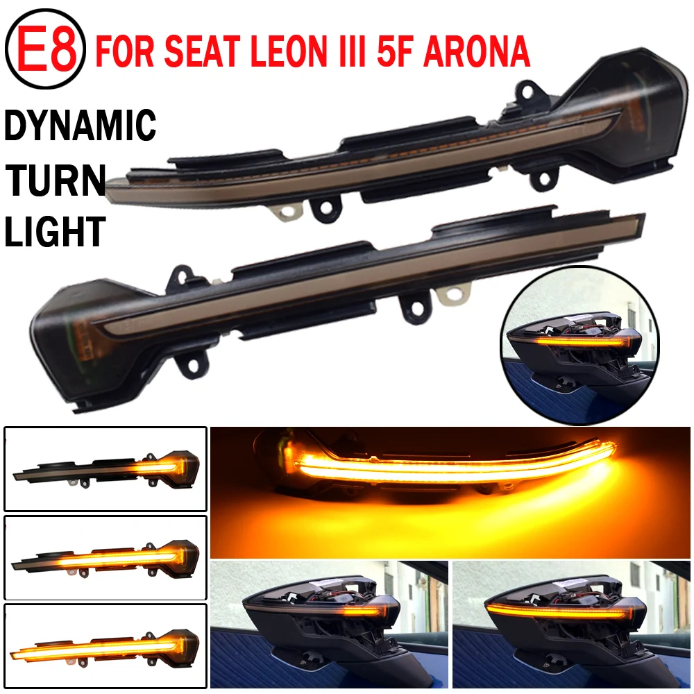 For Seat Leon III 5F Ibiza KJ Arona 2017 Up LED Dynamic Car Blinker Side Mirror Marker Turn Signal Lights Lamp Accessories
For Seat Leon III 5F Ibiza KJ Arona 2017 Up LED Dynamic Car Blinker Side Mirror Marker Turn Signal Lights Lamp Accessories