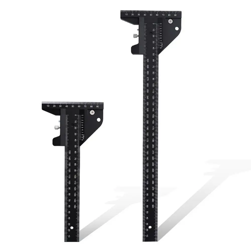 Marking Ruler T-Type Ruler High-precision Scale Ruler Stainless Woodworking Scribing Mark Line Gauge Carpenter Measuring Tool
Marking Ruler T-Type Ruler High-precision Scale Ruler Stainless Woodworking Scribing Mark Line Gauge Carpenter Measuring Tool