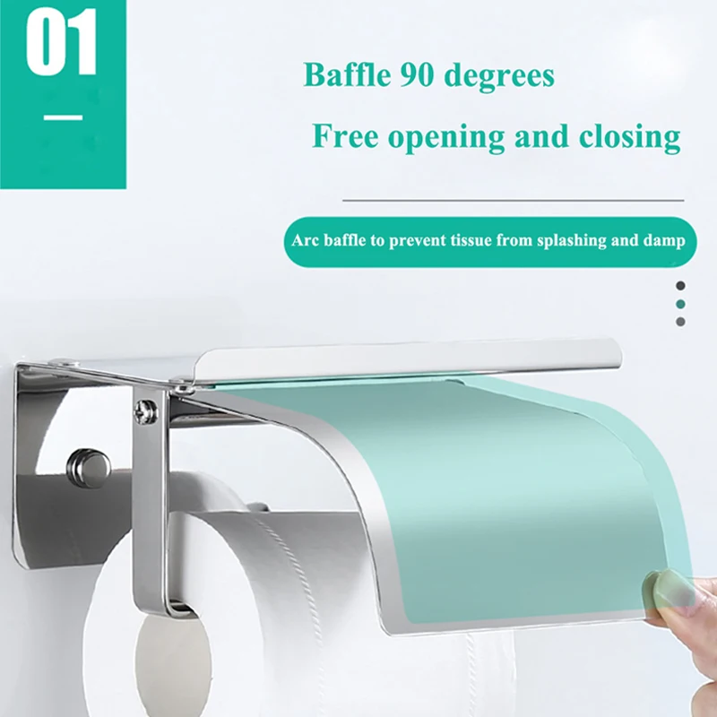 Bathroom toilet tissue box toilet paper holder 304 stainless steel toilet toilet paper drawer paper towel holder paper roll
Bathroom toilet tissue box toilet paper holder 304 stainless steel toilet toilet paper drawer paper towel holder paper roll