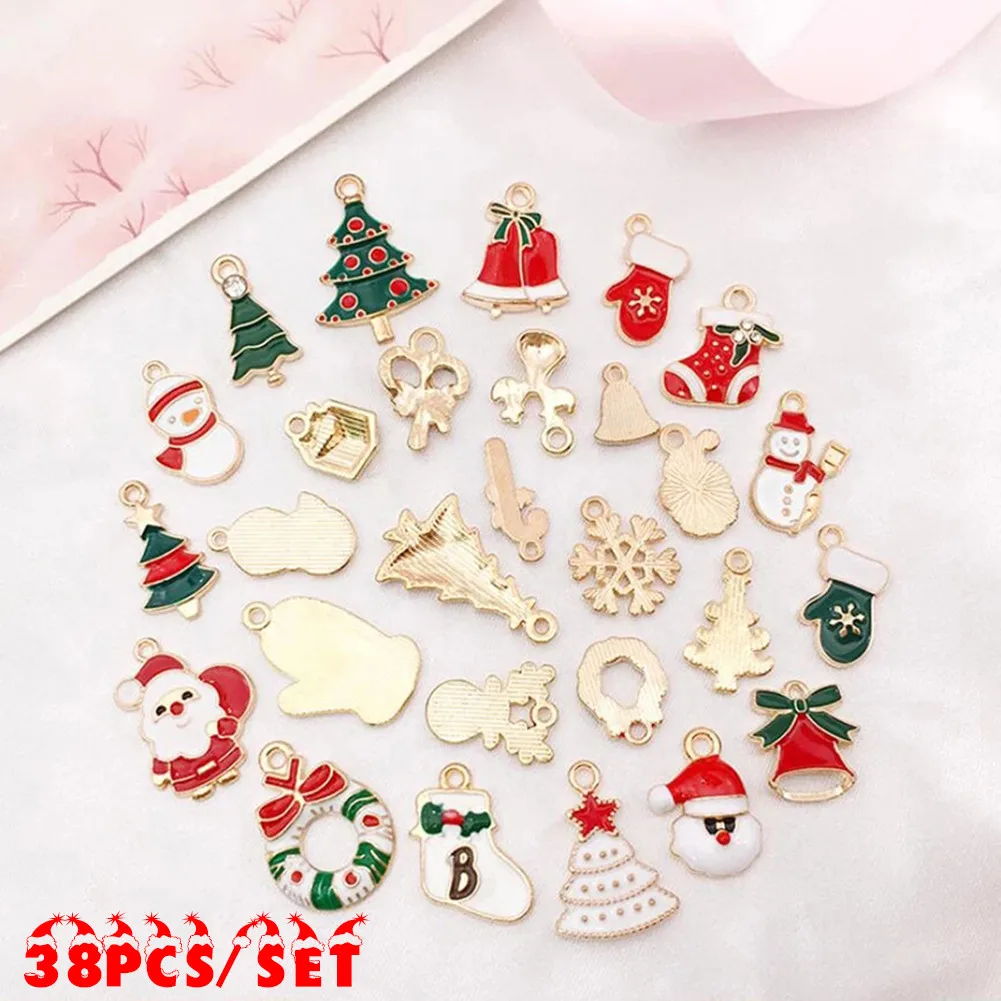 38Pcs Mixed Christmas Charms Enamel Pendants DIY Xmas Bracelet Jewelry Making Keychain Mix Christmas Enamel Pendants
38Pcs Mixed Christmas Charms Enamel Pendants DIY Xmas Bracelet Jewelry Making Keychain Mix Christmas Enamel Pendants