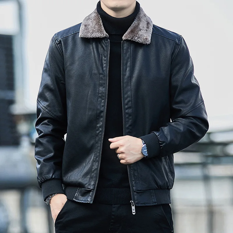 2021 new leather men fall/winter lapel men casual leather jacket middle-aged father wear jacket plus velvet thick winter clothes
2021 new leather men fall/winter lapel men casual leather jacket middle-aged father wear jacket plus velvet thick winter clothes