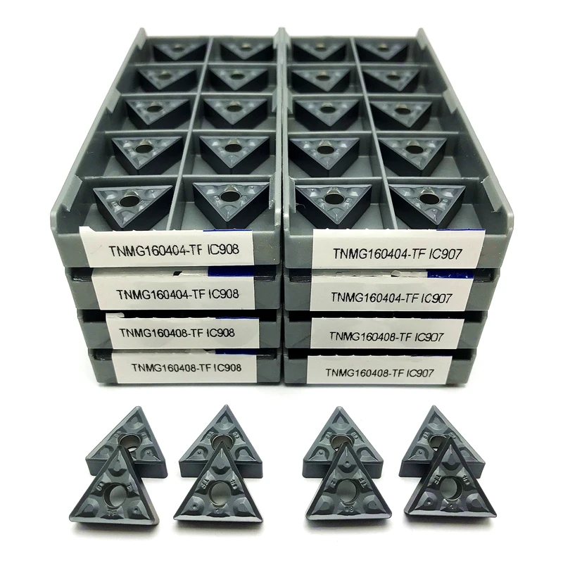 TNMG160404 TNMG160408 TF IC907 внешний токарный инструмент s CNC вставка высококачественный карбидный режущий инструмент
TNMG160404 TNMG160408 TF IC907 внешний токарный инструмент s CNC вставка высококачественный карбидный режущий инструмент