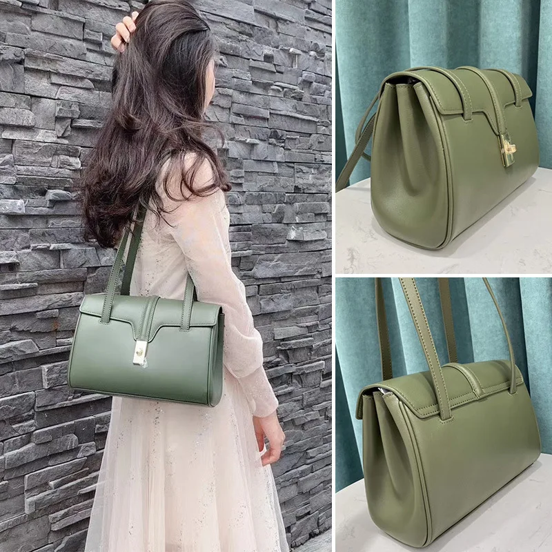 Fashion Elegance Ladies Hand Bags High Quallity Cow Leather Shoulder Bag Women Luxury Handbags Women Bags Designer Sac A Main
Fashion Elegance Ladies Hand Bags High Quallity Cow Leather Shoulder Bag Women Luxury Handbags Women Bags Designer Sac A Main