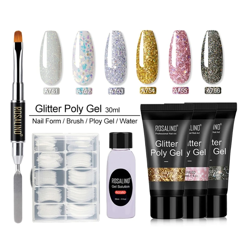 1Set Builder UV Gel Quick Building Nail Form Brush Art Tips with False Nails
1Set Builder UV Gel Quick Building Nail Form Brush Art Tips with False Nails