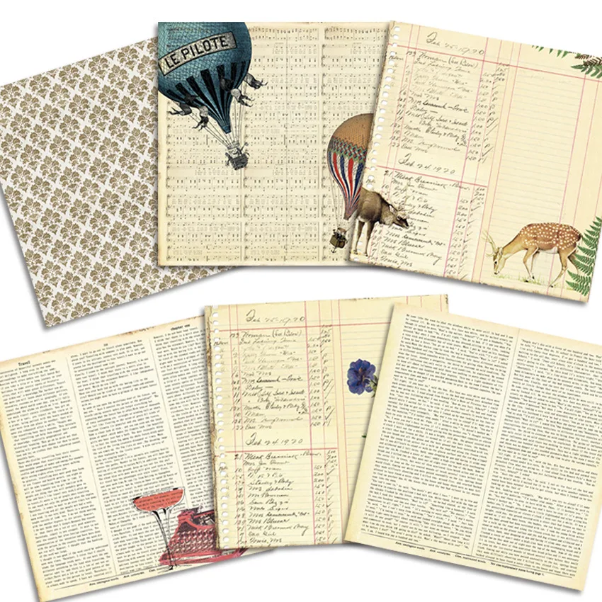 24 sheet Junk Journal Winter Summerbackground paper pad scrapbooking origami papers for card making album scrapbook craft supply
24 sheet Junk Journal Winter Summerbackground paper pad scrapbooking origami papers for card making album scrapbook craft supply