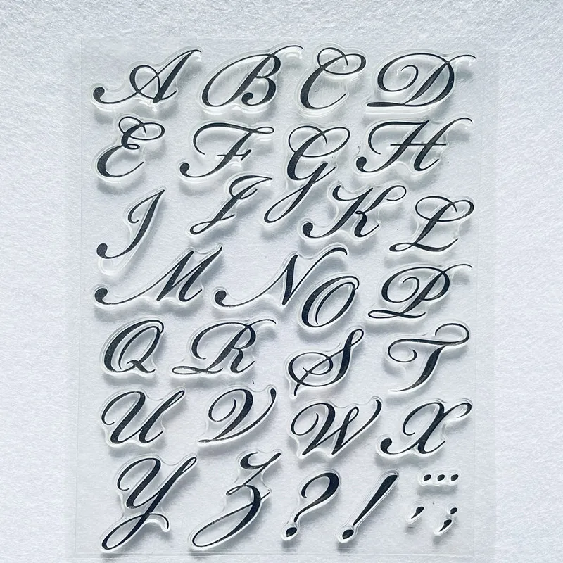 uppercase letter alphabet Clear Stamp Transparent Silicone Stamp Seal Sheet For Scrapbooking Photo Album Decoration seal stamp
uppercase letter alphabet Clear Stamp Transparent Silicone Stamp Seal Sheet For Scrapbooking Photo Album Decoration seal stamp