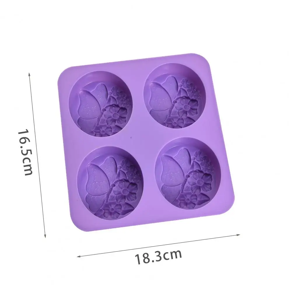 HOT SALES!!! Soap Mold 4 Grids Butterfly Pattern Silicone Creative Baking Mould for Home
HOT SALES!!! Soap Mold 4 Grids Butterfly Pattern Silicone Creative Baking Mould for Home