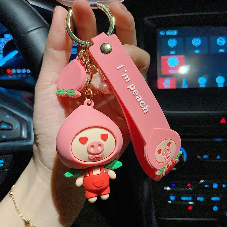 Creative Cute Animal Fruit Theme Keychains PVC Soft Plastic Key Chain Youth Bag Car Pendant Accessories Small Gift Key Ring
Creative Cute Animal Fruit Theme Keychains PVC Soft Plastic Key Chain Youth Bag Car Pendant Accessories Small Gift Key Ring