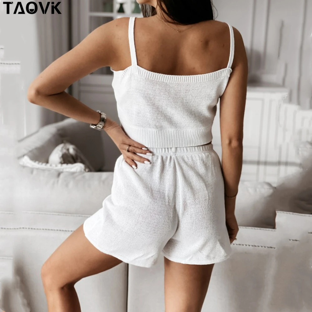 TAOVK Preorder Sweater Sexy 2 Piece Set Women Fashion Sling Crop Tops +Shorts Suit Autumn Winter Knitted Two Piece Set Outfits
TAOVK Preorder Sweater Sexy 2 Piece Set Women Fashion Sling Crop Tops +Shorts Suit Autumn Winter Knitted Two Piece Set Outfits