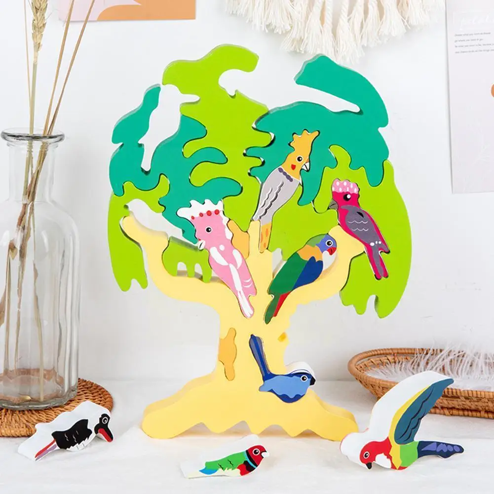 Creative DIY Bird Tree 3D Jigsaw Wood Puzzle Blocks Choose Toy For Toddler Can 2 Christmas Gift Model Kid Education N1L1
Creative DIY Bird Tree 3D Jigsaw Wood Puzzle Blocks Choose Toy For Toddler Can 2 Christmas Gift Model Kid Education N1L1