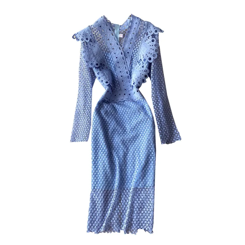 Wavsiyier Elegant Long Sleeve Boho Luxury Dress Spring Hollow Out Patchwork 2021 Vintage Party A-Line Dresses Women High Waist
Wavsiyier Elegant Long Sleeve Boho Luxury Dress Spring Hollow Out Patchwork 2021 Vintage Party A-Line Dresses Women High Waist