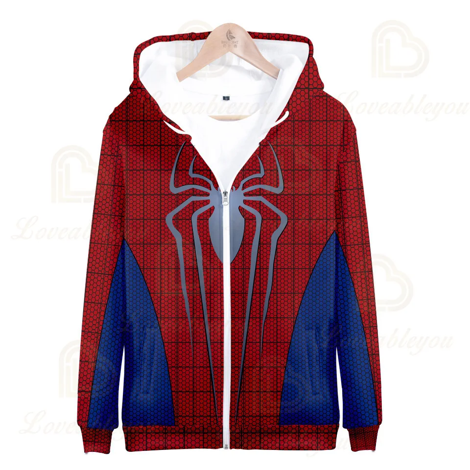 Autumn Spring Zip Up Hoodie Men Hoodies Polyester Super Hero Cosplay Hooded Zipper Jacket
Autumn Spring Zip Up Hoodie Men Hoodies Polyester Super Hero Cosplay Hooded Zipper Jacket