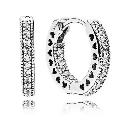 Genuine 925 Sterling Silver fashion Earring Women Small Hearts With Crystal For Women Wedding Gift fashion Jewelry
Genuine 925 Sterling Silver fashion Earring Women Small Hearts With Crystal For Women Wedding Gift fashion Jewelry