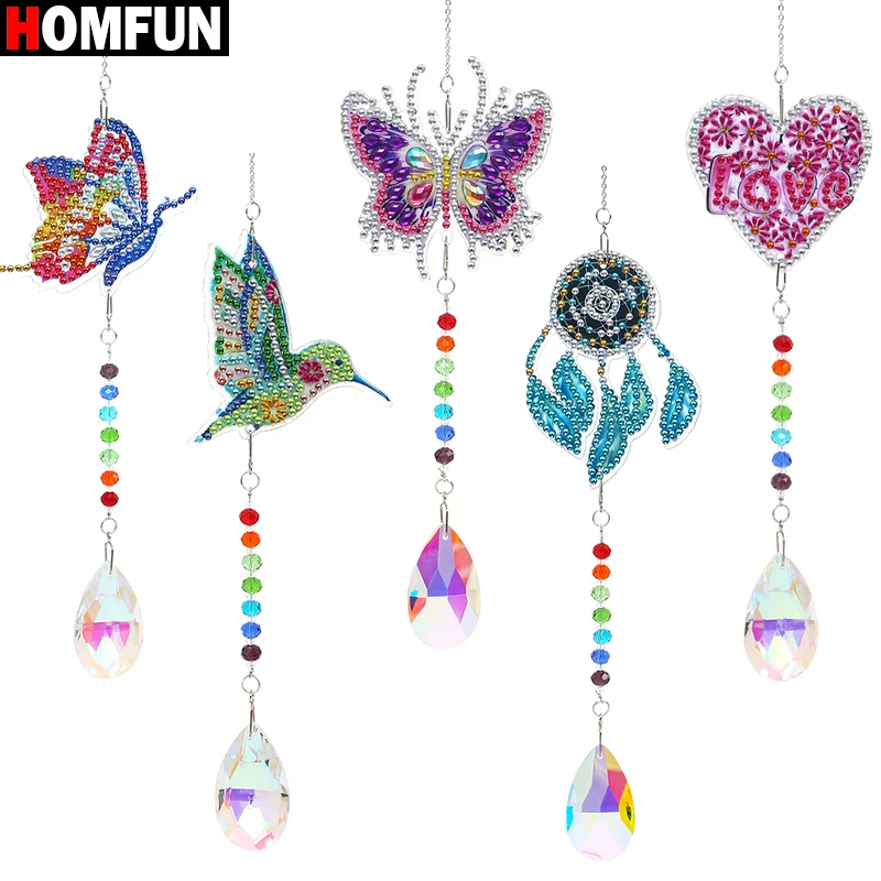 HOMFUN DIY 5D Diamond Painting Jewelry Kit Rhinestone Wind Chimes Embroidery Window Garden Wall Hanging Room Decoration Crafts
HOMFUN DIY 5D Diamond Painting Jewelry Kit Rhinestone Wind Chimes Embroidery Window Garden Wall Hanging Room Decoration Crafts
