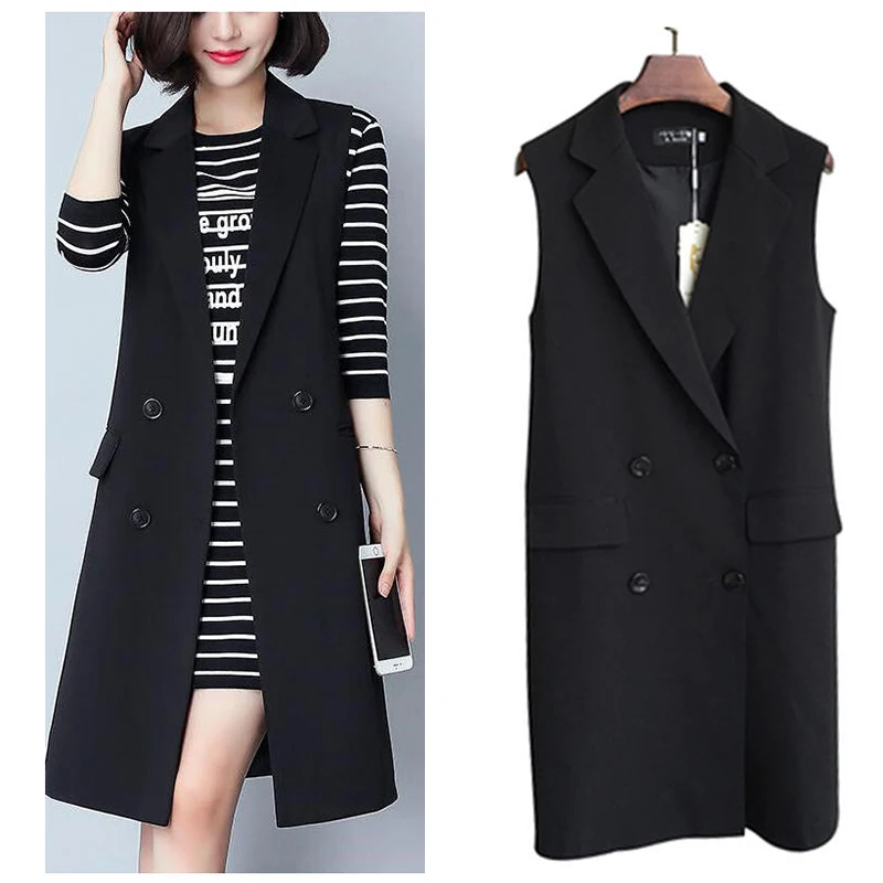 Тренчкот женский костюм с воротником жилет длинный женский весна-осень 2020 корейский Приталенный жилет без рукавов Тонкий женский Дикий жил...
Тренчкот женский костюм с воротником жилет длинный женский весна-осень 2020 корейский Приталенный жилет без рукавов Тонкий женский Дикий жил...