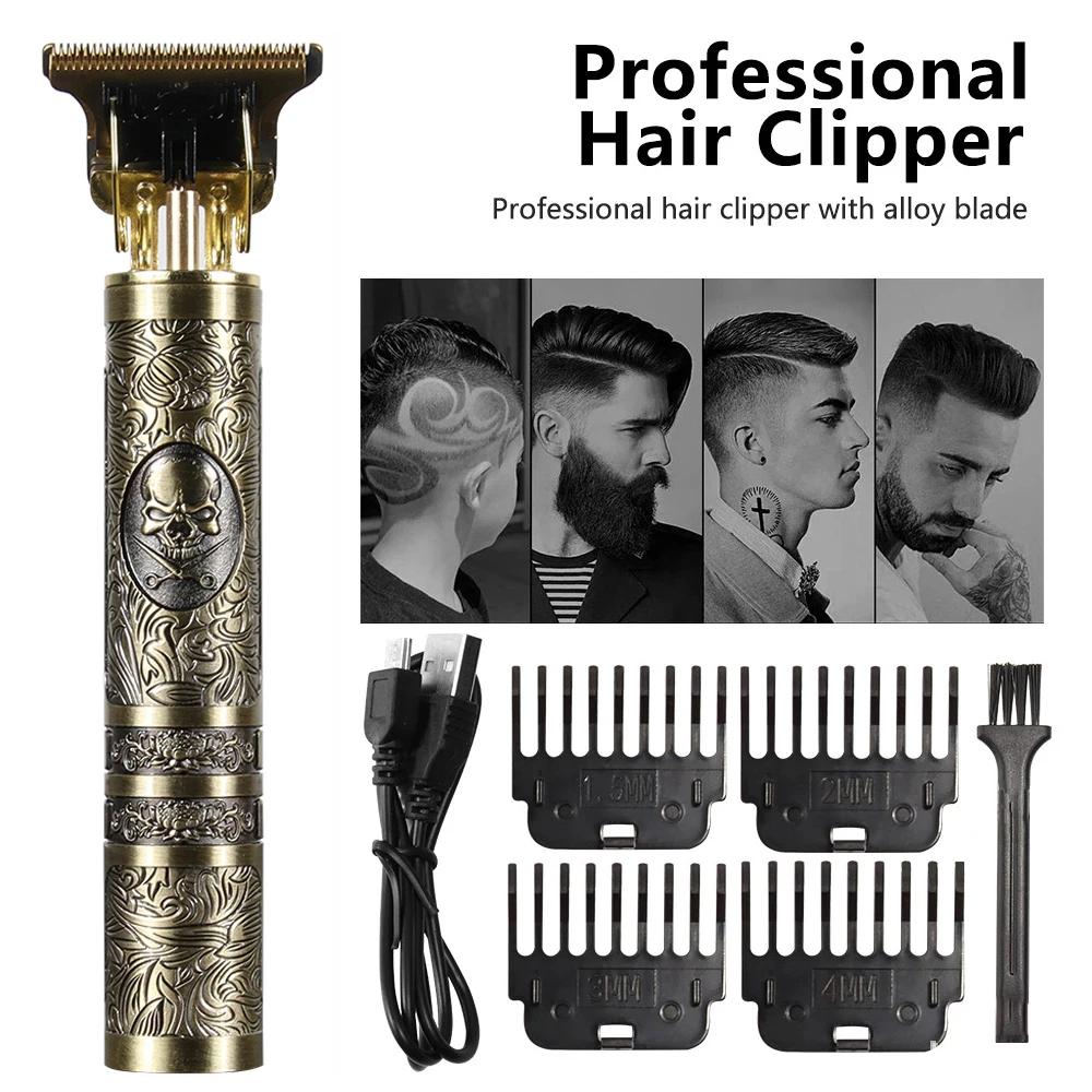 2021 USB Hair Trimmer Electric Hair Clipper Cordless Shaver Beard trimmer for men Barber Cutting Machine T-Outliner Shaver
2021 USB Hair Trimmer Electric Hair Clipper Cordless Shaver Beard trimmer for men Barber Cutting Machine T-Outliner Shaver