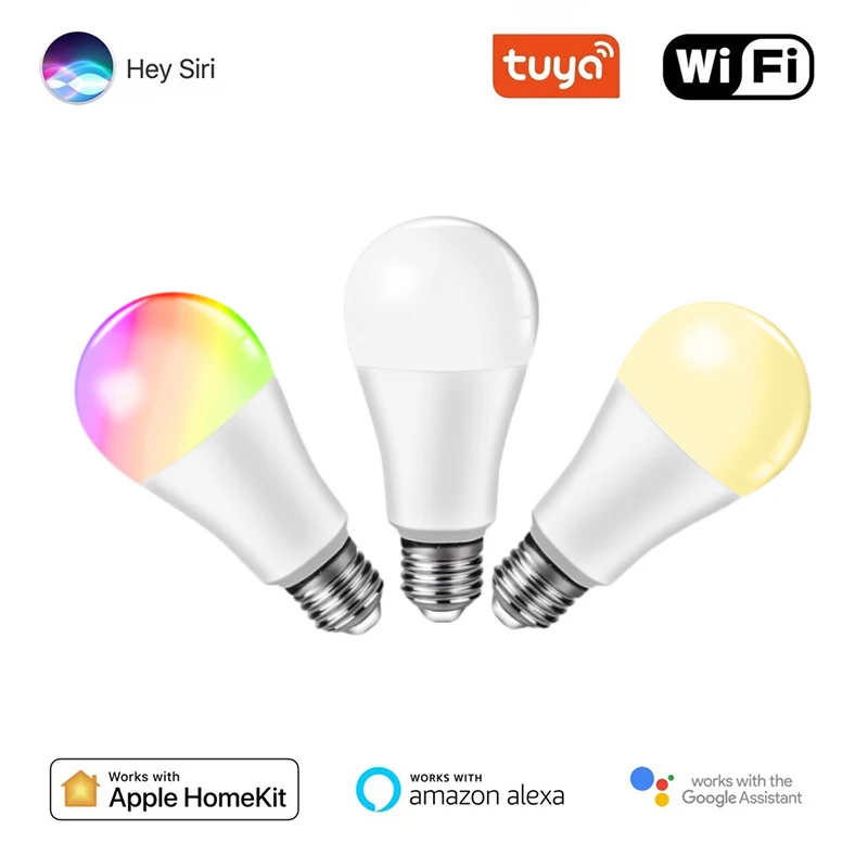 Tuya WiFi умный светильник, E27 9 Вт RGB Светодиодная лампа с регулируемой яркостью с приложением Smart Life для Google Home, Alexa smartthings homekit
Tuya WiFi умный светильник, E27 9 Вт RGB Светодиодная лампа с регулируемой яркостью с приложением Smart Life для Google Home, Alexa smartthings homekit