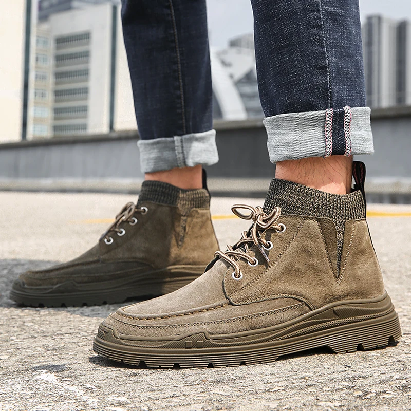 Handmade Boots High Heel Men Boots Martins Shoes Winter Sneakers For Men's Classic Riding Vintage Designer Oxford
Handmade Boots High Heel Men Boots Martins Shoes Winter Sneakers For Men's Classic Riding Vintage Designer Oxford
