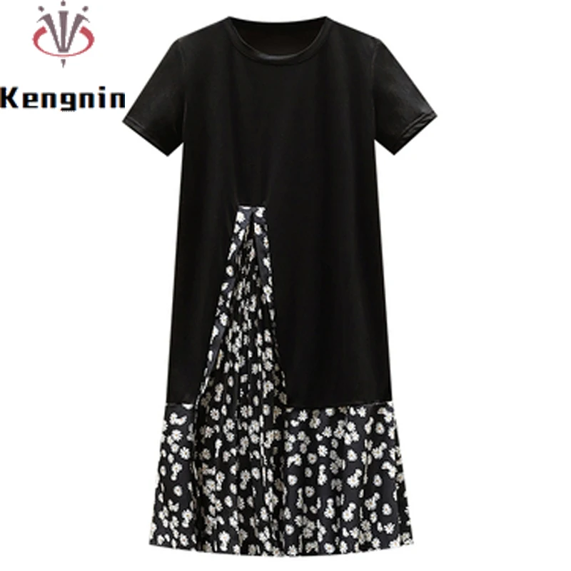 Plus Size 4XL Summer 2021 Women Dresses Loose Short Sleeve Ladies Dress Print Floral Patchwork Midi Dress Female Clothes KE1173
Plus Size 4XL Summer 2021 Women Dresses Loose Short Sleeve Ladies Dress Print Floral Patchwork Midi Dress Female Clothes KE1173