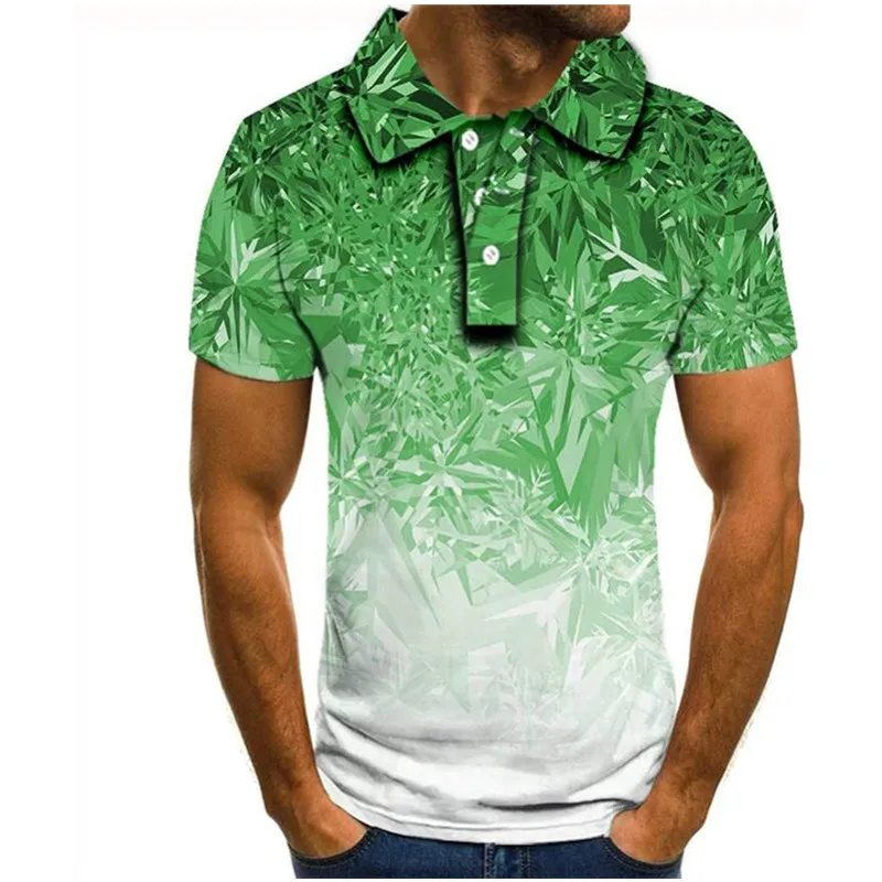 2021 3D Printed Summer Casual Short Sleeve Polo Shirts Novelty Lapel For Men Plant Leaves Graphic Button TShirt Streetwear Top
2021 3D Printed Summer Casual Short Sleeve Polo Shirts Novelty Lapel For Men Plant Leaves Graphic Button TShirt Streetwear Top