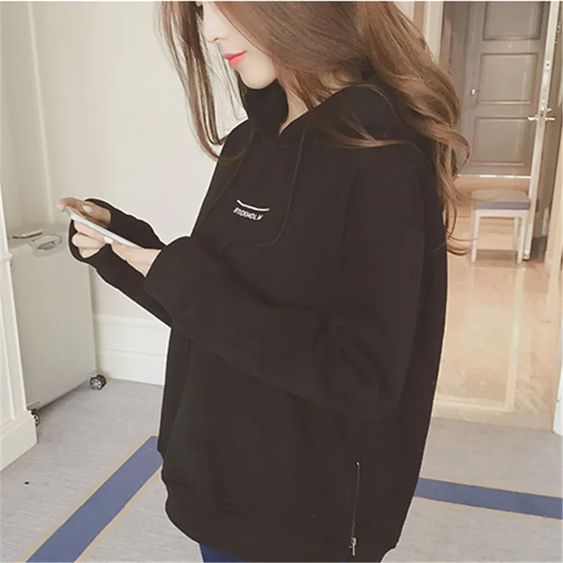 Autumn and winter new hooded sweater female Korean wave students loose plus velvet padded pullover hooded ladies coat
Autumn and winter new hooded sweater female Korean wave students loose plus velvet padded pullover hooded ladies coat