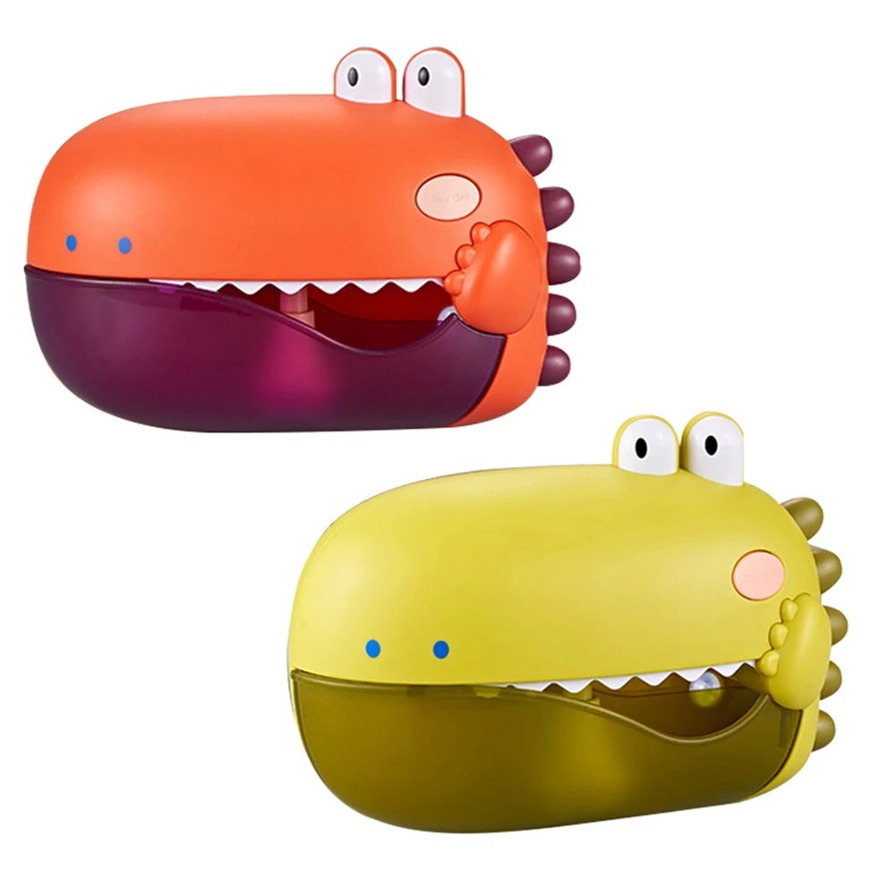 Electric Automatic Bubble Maker Machine Cartoon Dinosaur Bubble Machine Summer Kids Toys for Baby Bath Toy Child Brithday Gifts
Electric Automatic Bubble Maker Machine Cartoon Dinosaur Bubble Machine Summer Kids Toys for Baby Bath Toy Child Brithday Gifts
