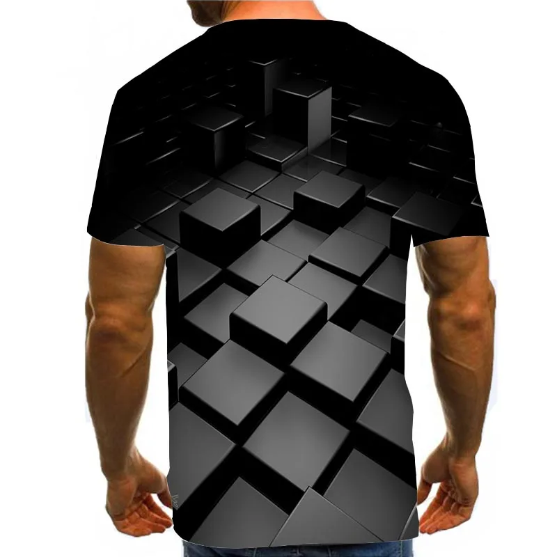 Men Graphic T Shirts Round Neck 3D Print Short Sleeve Daily Tops Black Square Tees
Men Graphic T Shirts Round Neck 3D Print Short Sleeve Daily Tops Black Square Tees