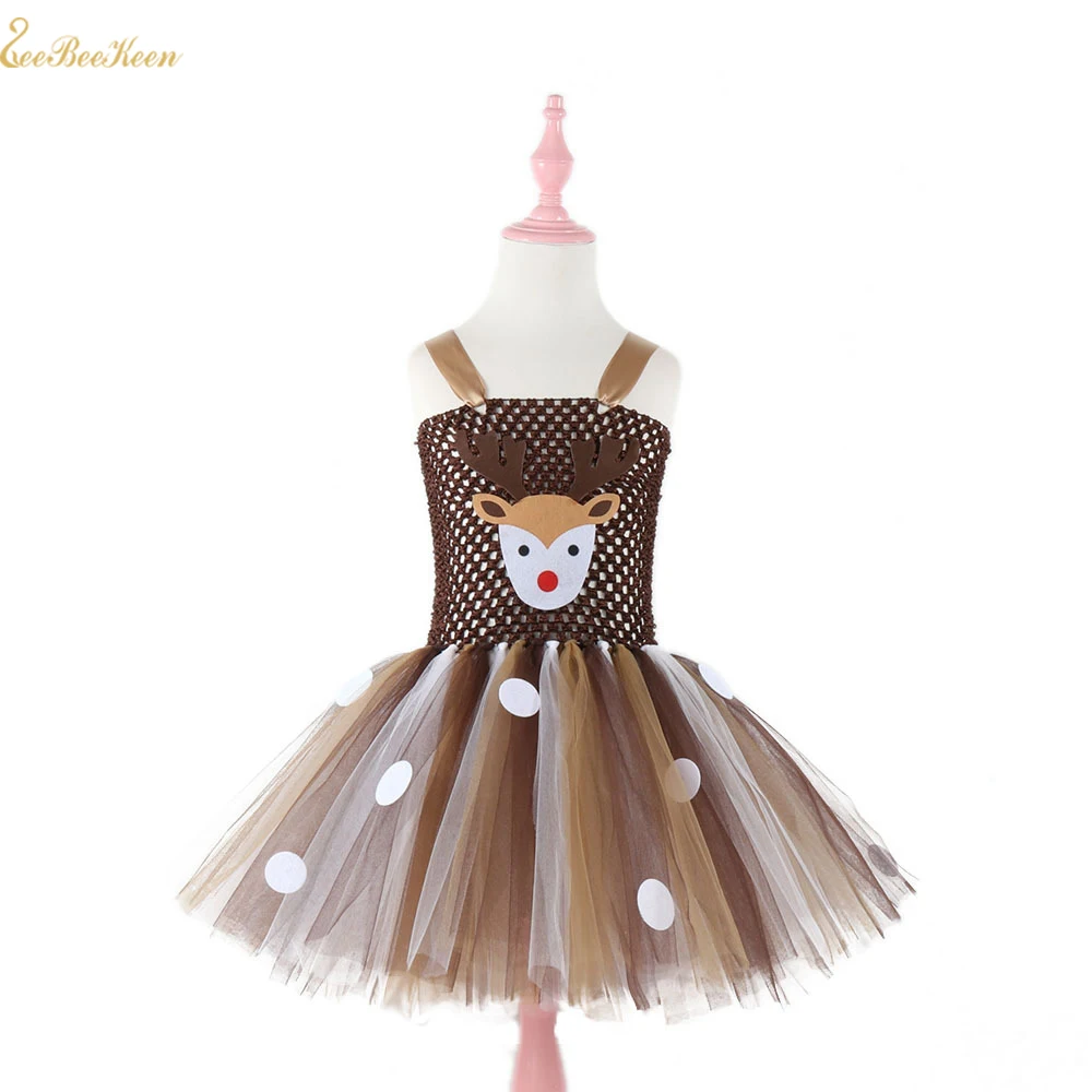 Girls Christmas Costume Cute Baby Deer Cosplay Tutu Dress Kids Stage Show Dance Dress Children Halloween Party Cosplay Costume
Girls Christmas Costume Cute Baby Deer Cosplay Tutu Dress Kids Stage Show Dance Dress Children Halloween Party Cosplay Costume