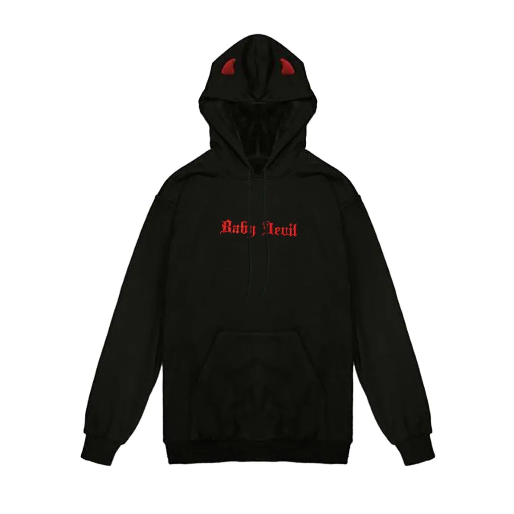 Letter Print Halloween Little devil Pack Sweatshirts Hoodies Women's Leisure Pullovers
Letter Print Halloween Little devil Pack Sweatshirts Hoodies Women's Leisure Pullovers